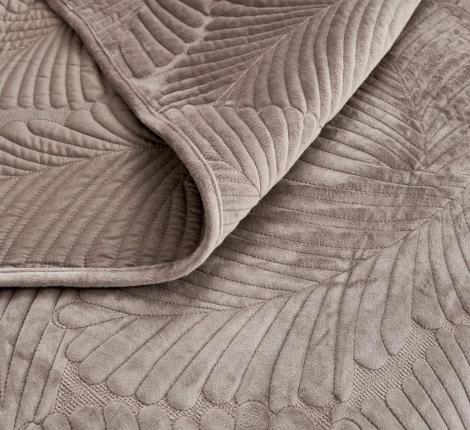 Покрывало "Sofi de Marko" Ноэль (бежевый) Велюр, 160х220