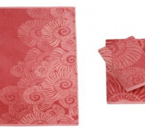 Полотенце банное SPAZİOSO L.Somon/D.Somon (розовый), 50х100