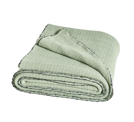 Покрывало пике "Blanc des Vosges" ARTESIA FJORD (мятный), 240х260
