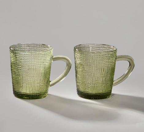 Набор кружек 2 шт. "TEMPO" GREEN, 250 мл