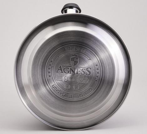 Чайник со свистком и мерной шкалой "AGNESS" 940-021, 3,2 л