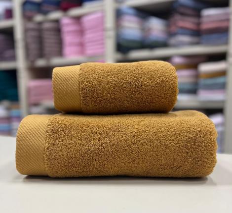 Полотенце микрокоттон AMBIELLA &quot;TATLI&quot; 70х140, горчичный