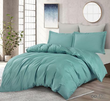 Постельное белье "Valtery" OD-77 Страйп Сатин, Семейный