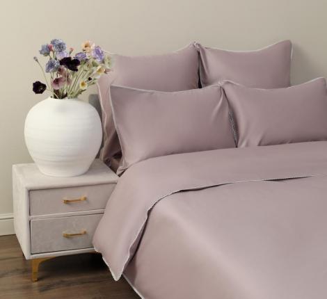 Постельное белье "Sofi de Marko" Милла (лиловая) Сатин, Семейный