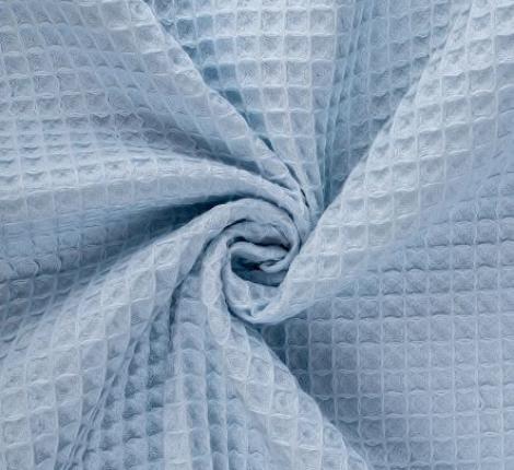 Покрывало вафельное Valtery 200х230, голубое