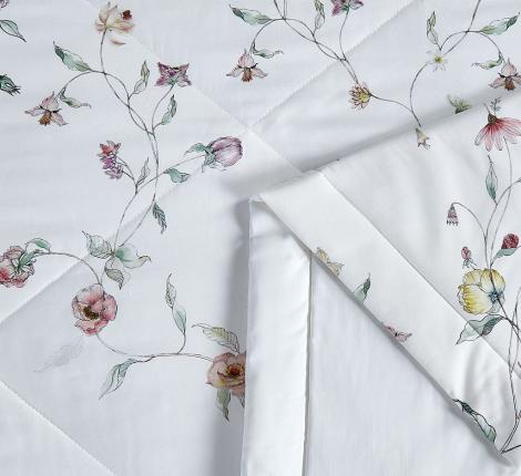 Постельное белье с одеялом "Asabella" 2231-OSPS Мако-Сатин, 1,5 спальный