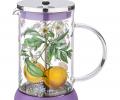 Френч-пресс "ПРОВАНС ЛИМОНЫ" 894-119, 600 мл