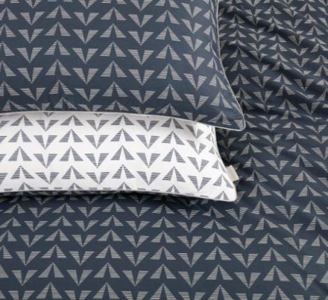 Постельное белье "Kazanov.A." Мерлин (индиго жемчуг) Сатин, Евро