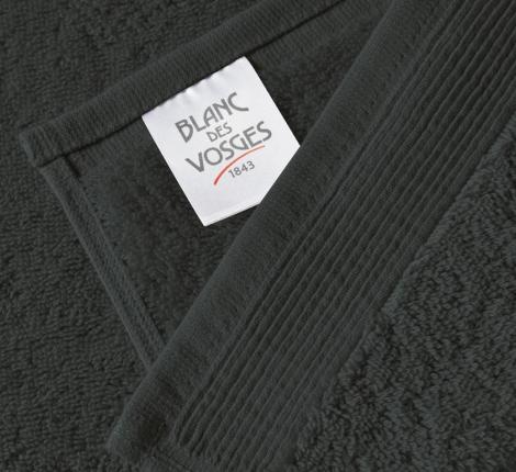 Полотенце махровое "Blanc des Vosges" UNI ANTHRACITE (темно-серый), 55х110