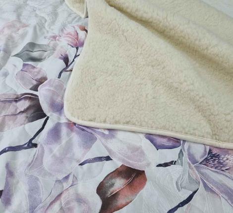 Одеяло тёплое Magic Wool &quot;Облако-Магнолия&quot; шерсть мериноса, 100х140