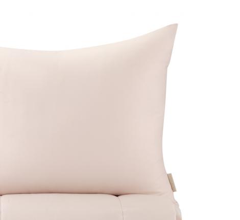 Постельное белье с одеялом "Sofi de Marko" Эльмира (кремовая) Сатин, Евро