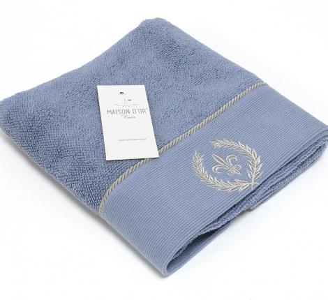 Полотенце махровое  Maison D'or "SEYMOUR" 50х100, голубой