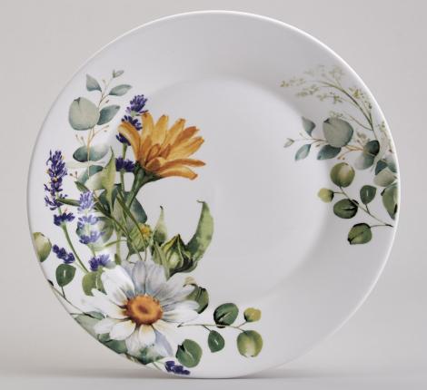 Набор посуды обеденный "РОМАШКОВОЕ ПОЛЕ" на 4 персоны, 16 предметов