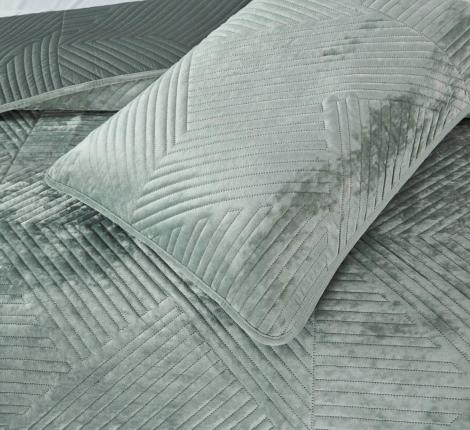 Покрывало "Sofi de Marko" Патрисия (изумруд 1) Велюр, 160х220