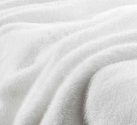 Плед "Sofi de Marko" Филиция (кремовый) Искусственный мех, 160х220