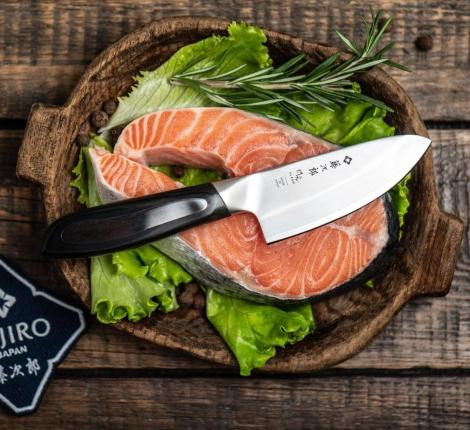 Кухонный нож Деба мини "TOJIRO" FF-DE105, длина лезвия 105 мм