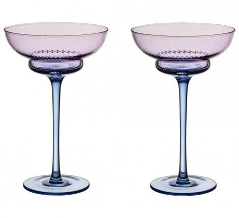 Набор креманок 2 штуки "TWIST&SHINE" PURPLE, 220 мл