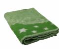 Одеяло Полушерстяное Ежик зеленый, 100x140