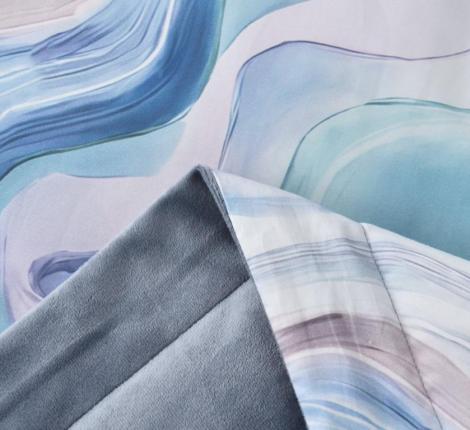 Постельное белье с одеялом "Sofi de Marko" Ренато №2 Велюр/Сатин, Евро