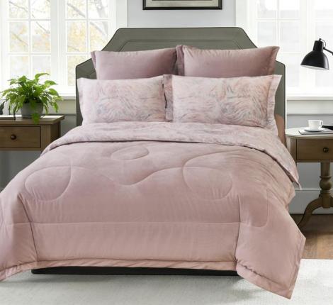 Постельное белье с одеялом "Sofi de Marko" Ренато №36 Велюр/Сатин, Евро