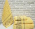 Полотенце махровое AMBIELLA "BIATRIS" 70х140, жёлтый
