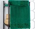 Полотенце махровое 70х140 AMBIELLA "Cassandra", изумрудный