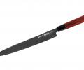 Нож кухонный &quot;Samura OKINAWA&quot; Янагиба 270 мм с галтовкой, палисандр (с тату)