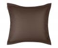 Наволочка "Sofi de Marko" Моне (кофе) Страйп Сатин, 70х70 с ушками 5см (1 шт.)