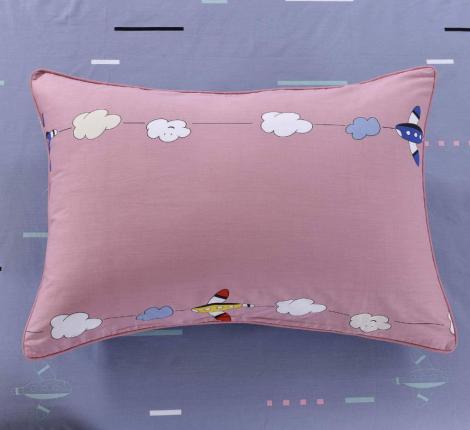 Постельное белье детское "Sofi de Marko" Самолетики (розовые) Сатин, 1,5 спальный