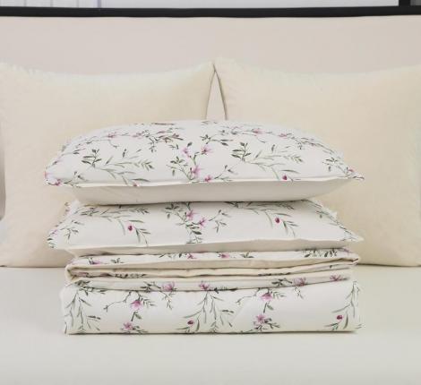 Постельное белье с одеялом "Sofi de Marko" Роберто №5 Велюр/Сатин, Семейный