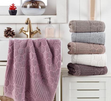 Набор махровых полотенец "PHILIPPUS" 70х140 (1/6 ) PLATINUM (974) PANAMA