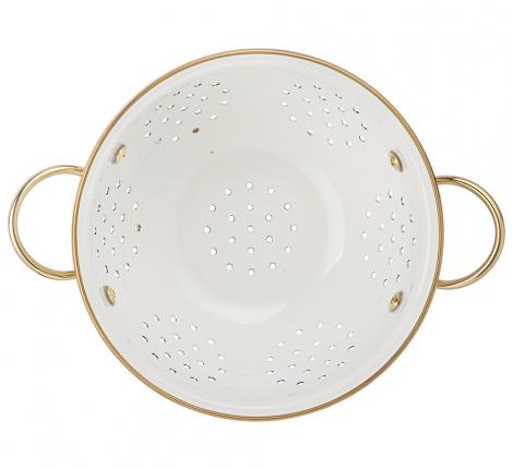 Дуршлаг эмалированный "IRISES, диаметр 22 см