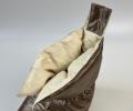 Сапожки-носочки пуховые "Comfort Socks Travel Grass" Milk Chocolate, 40-45 р.