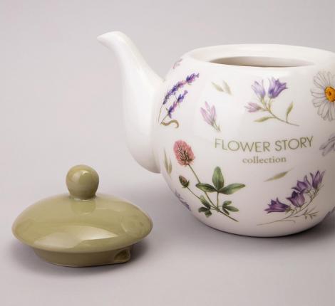 Чайник заварочный "FLOWERS STORY", 900 мл
