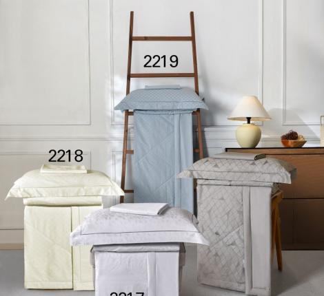 Постельное белье с одеялом "Asabella" 2218-OMP Жаккард, Евро