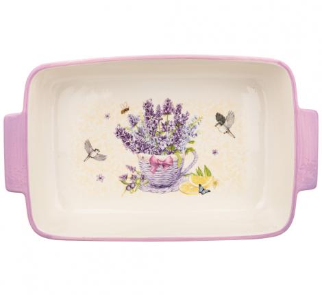 Блюдо для запекания прямоугольное "ЛАВАНДА", 2,8 л