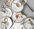 Набор столовых приборов "NEO" GREY GOLD 46 на 6 персон, 24 предмета