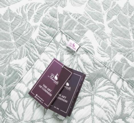 Покрывало Primavelle "SELINE" Жаккард 220x240, Шалфей
