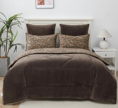 Постельное белье с одеялом "Sofi de Marko" Роберто №4м Велюр/Сатин, Семейный