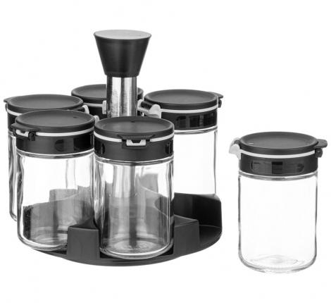 Набор ёмкостей для специй 6 шт. "AGNESS", 200 мл