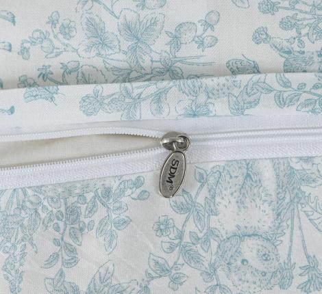 Постельное белье с одеялом "Sofi de Marko" Ришелье №61 Сатин, 1,5 спальный