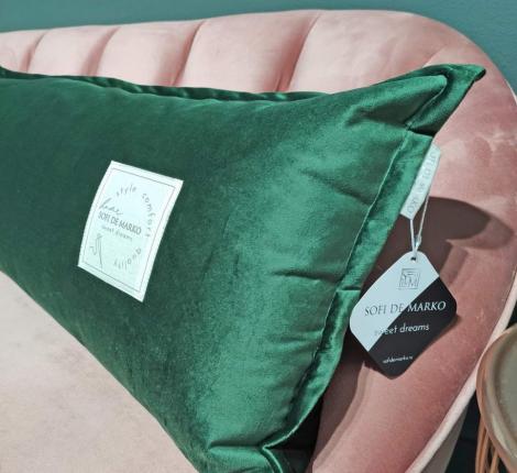 Подушка декоративная "Sofi de Marko" Джереми (малахит), 32х90