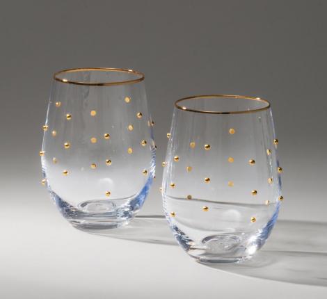 Набор стаканов 2 штуки "GOLDY", 520 мл