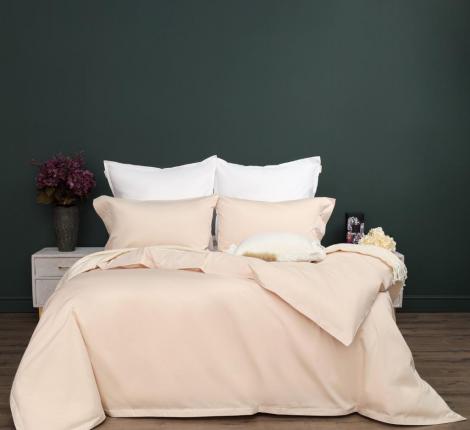 Постельное бельё "Sofi de Marko" Беллини (кремовый) Сатин ДеЛюкс, Евро