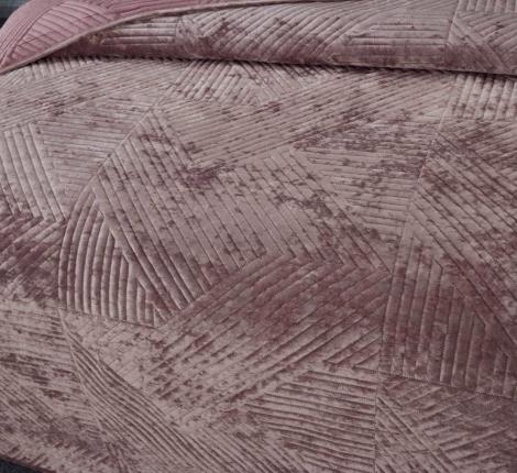 Покрывало "Sofi de Marko" Патрисия (пепел роза 1) Велюр, 160х220