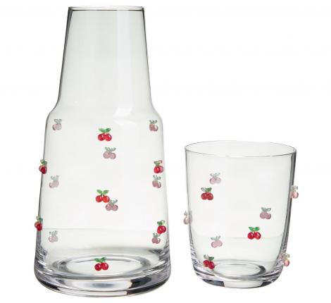 Графин с крышкой-стаканом "FRUITY CHERRY", 890/330 мл