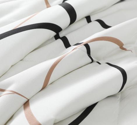 Постельное белье с одеялом "Sofi de Marko" Ришелье №59 Сатин, Семейный