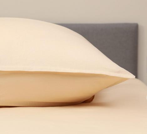 Постельное белье "Siberia" Сэнди (кремовая) Ранфорс, 2 спальный (70х70)