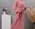 Халат женский трига шалька "AMBIELLA A-1295" пудра, 3XL