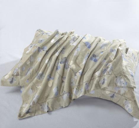 Постельное белье "Asabella" 2286-4S Фланель, 1,5 спальный